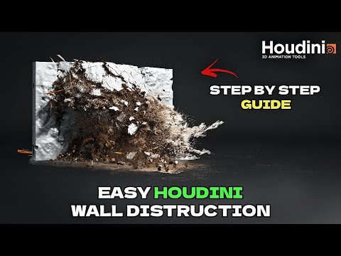 Easy Houdini Wall Destruction for Beginners | Step by Step