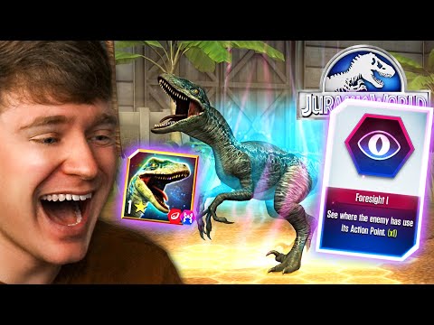 RAPTOR BLUE HEROIC in JURASSIC WORLD THE GAME