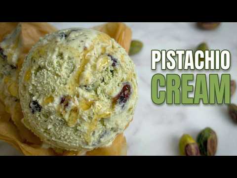 Pistachio Ice Cream β Low Sugar but So Creamy