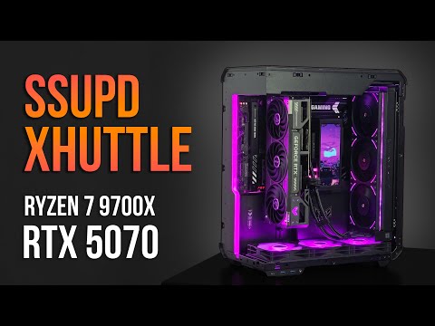SSUPD Xhuttle Vertical ATX Gaming Build | Ryzen 7 9700X | RTX 5070
