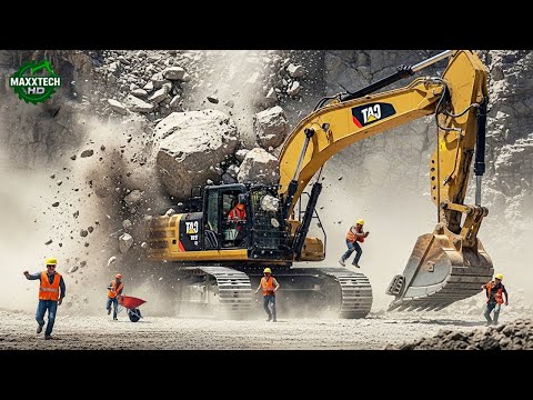 Compilation of Heavy Equipment Mistakes and Amazing Excavator Driving Skills
