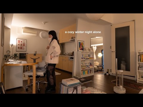 spend a cozy winter night alone at home🛀🫕 getting into the winter mood & self-care updates