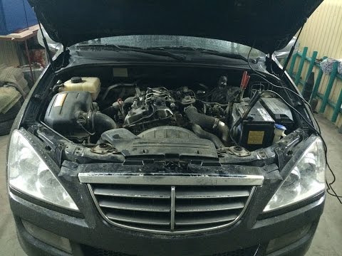 SsangYong Kyron диагностика и промывка форсунок с помощью Wynns