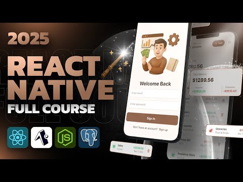 Build a Full Stack Mobile Application with React Native & Expo - React Native Tutorial