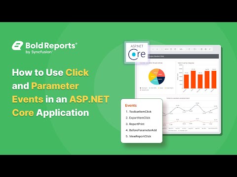 Video   How to Use Click and Parameter Events in an ASP NET Core App