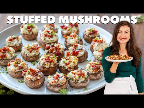 Bacon & Cheese Stuffed Mushrooms - Perfect for Any Gathering