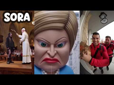 SORA 2 Moments That Melted My Brain 💀 (AI Chaos Masterpiece)