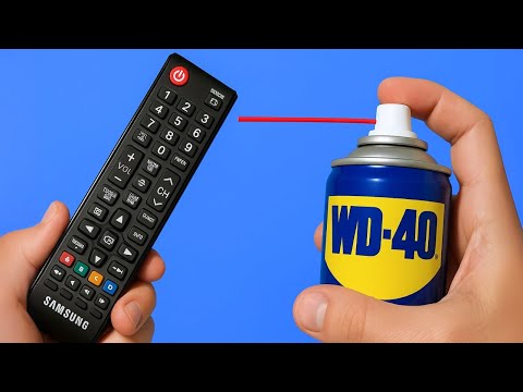 Just 1 Minute! Use WD-40 to Fix All TV Remotes in Your House Like Magic! 😱