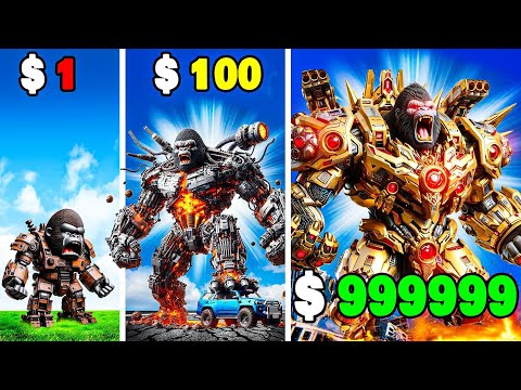 $1 to $1,000,000 Mecha KING KONG in GTA 5