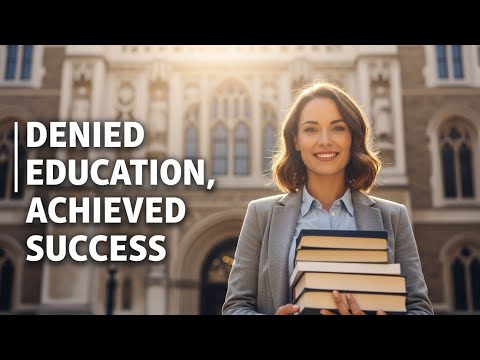 "From Denied Education to University Professor: A Brave Woman’s Inspiring Journey"