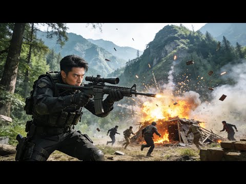 【Youth Movie】我方營地慘遭毒販突襲，怎料潰敗之際最強兵王出手，瞬間秒殺毒販500人，打得毒販狼狽撤離！#電視劇 #經典