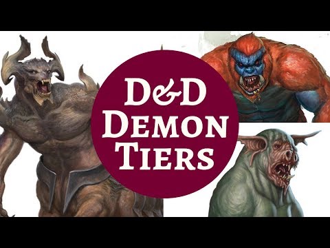 D&D MONSTER RANKINGS - DEMONS (pt. 1)