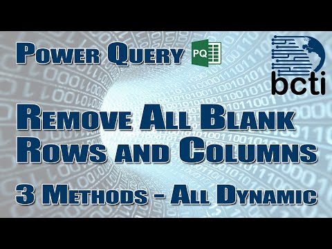 Power Query - Remove All Blank Rows and Columns Dynamically (3 Methods)