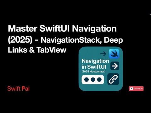 Introduction to SwiftUI NavigationStack, DeepLinks and TabView (2025)
