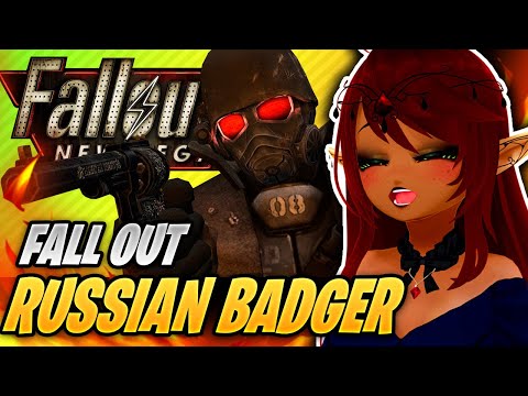FALL OUT: NEW VEGAS IS CRAZY!! | Russian Badger Reaction