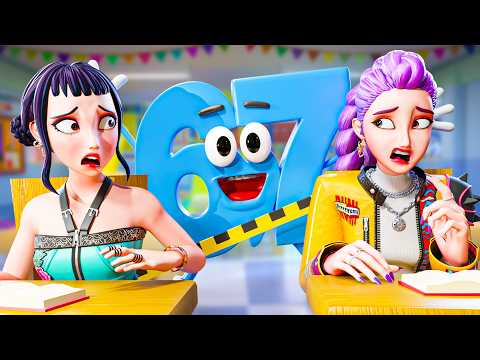 RUMI & 67 KID AT SCHOOL?! KPop Demon Hunters Animation