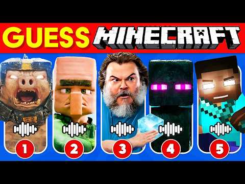 Guess The Minecraft Movie Characters by Voices 🔥⛏️💎 Ultimate A Minecraft Movie Trailer Song Quiz
