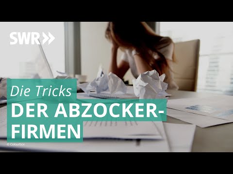 Die Tricks der Abzocker-Firmen | Die Tricks... SWR & NDR
