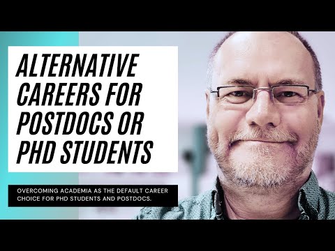 Alternative careers for postdocs and PhD students: overcoming academia as the default choice #phd