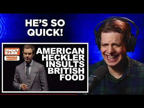American Reacts to Jimmy Carr Takes Down Heckler!