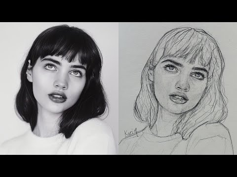 Let Your Inspiration Grow And Draw a Portrait By Using the Loomis Method Step By Step .