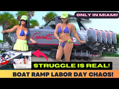 BOAT RAMP LABOR DAY CHAOS | ONLY IN MIAMI