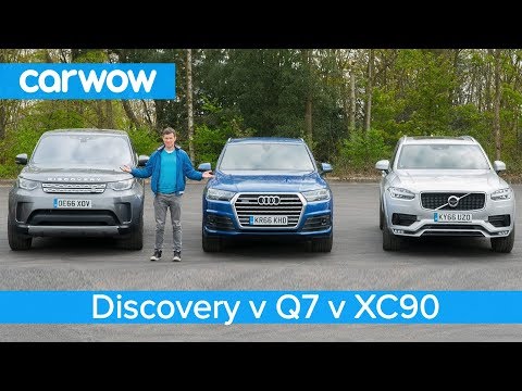 Volvo XC90 vs Audi Q7 vs Land Rover Discovery 2018 - what's the best seven seat SUV? | Head2Head