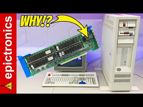 RAM card repair & new Dallas hack! DS1213 and DS1287. IBM PS/2 Model 80