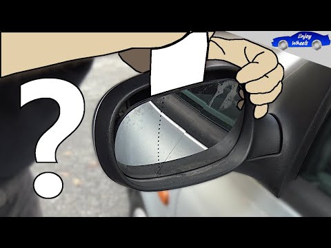 Replace a side view mirror glass WITHOUT DAMAGING ANYTHING!