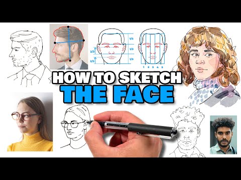 How To Sketch The Face In 4 Steps | Basic Fundamentals For Beginners