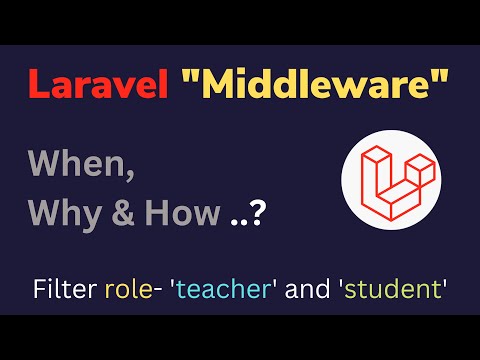 Laravel Middleware Explained| Why And How to use Laravel Middleware | Laravel Middleware | HINDI