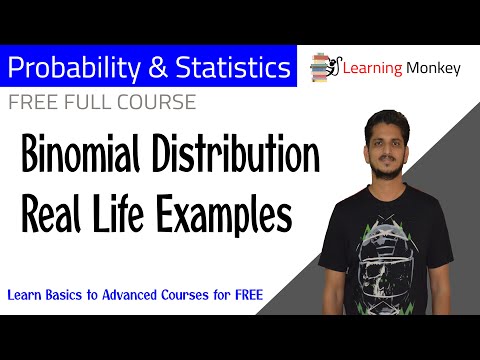 Binomial Distribution Real Life Examples || Lesson 53 || Probability & Statistics || Learning Monkey