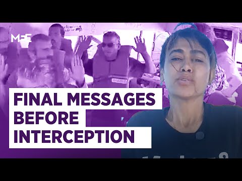 Messages from Flotilla after Israel's interception
