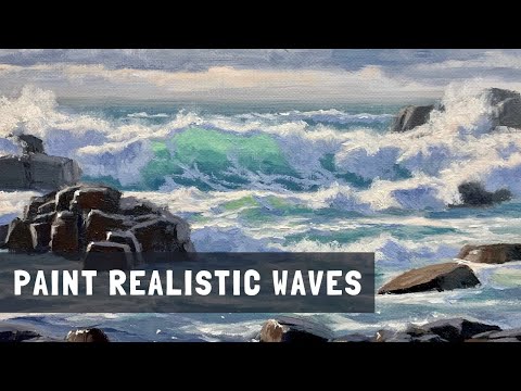 Paint REALISTIC OCEAN WAVES by Doing This!