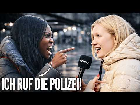 Straßen-Debatte über Migration endet übel...