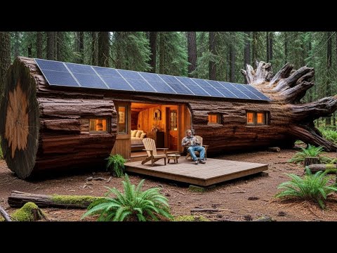 Building the Best Cozy Shelter in a Deep Forest- This Man Built a Luxury Bushcraft Shelter in Forest