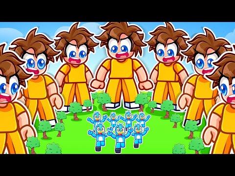 GIANT vs TINY Clones in Roblox!