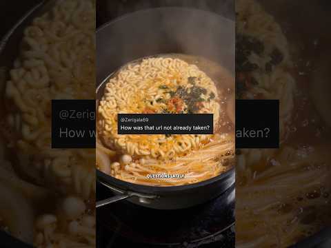 How I got my instant ramen website