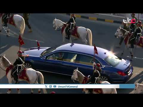 مراسم استقبال صاحب السمو الشيخ تميم بن حمد آل ثاني أمير دولة قطر