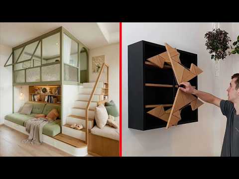 Genius Smart Space-Saving Furniture & Hidden Storage Ideas You Need to See!