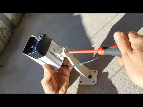 Installing indoor and outdoor waterproof surveillance cameras