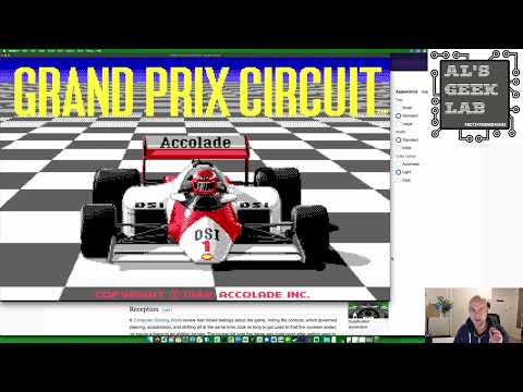 Grand Prix Circuit  (Accolade) PC DOS 1988
