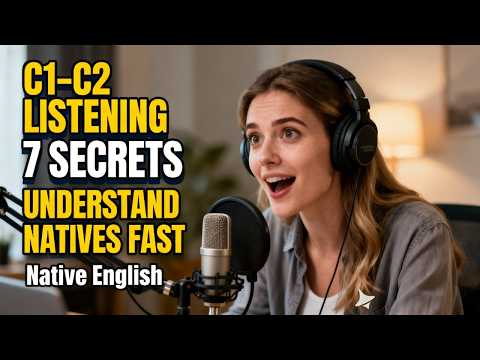 👉 C1–C2 | 7 Secrets Native Speakers Use to Master English Listening Fast