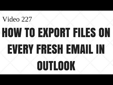 Learn Excel - Video 227 - VBA - How to run macro on every fresh email and from specific sender