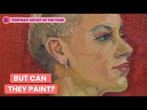 Kush Jumbo Sits for Portrait Artist Heat Two