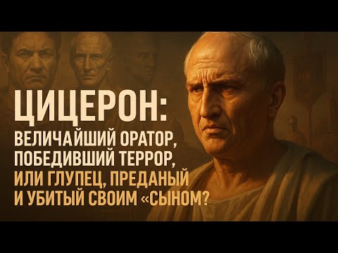 ЦИЦЕРОН: Величайший Оратор, Победивший Террор, или Глупец, Преданный и Убитый своим "Сыном"?