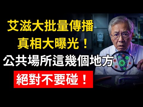 艾滋大批量傳播真相大曝光！公共場所這幾個地方，絕對不要碰！