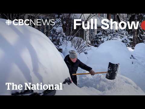 CBC News: The National | Ontario digs out after record snowfall