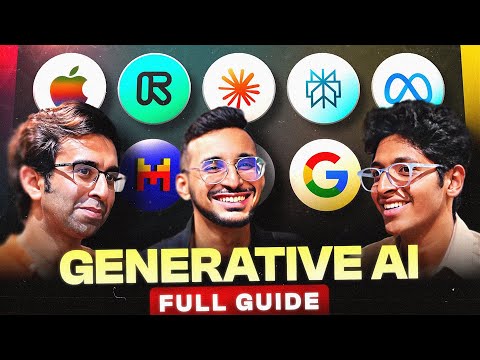 Learn Generative AI From Scratch In 2024🤖 |  AI Engineer Roadmap for Beginners