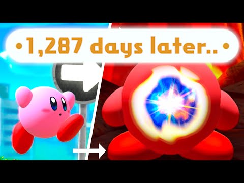 I played Kirby and the Forgotten Land, but the WHOLE thing..